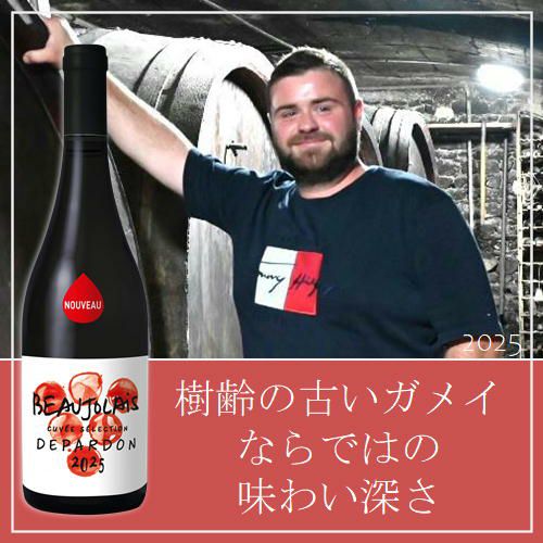 【2025年産】【新酒】【赤ワイン】ｵﾘｳﾞｨｴ ﾃﾞﾊﾟﾙﾄﾞﾝ／ボジョレー・ヌーボー　キュヴェ・セレクション